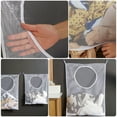 thumbnail image 5 of OUNONA Foldable White Nylon Clothes Storage Bag Set with Easy Access and Design for Organized Wardrobe, 5 of 8