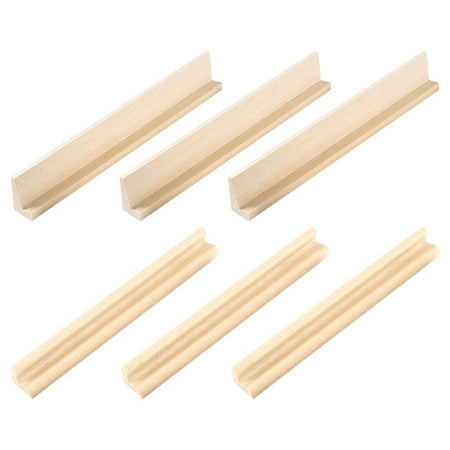 

FOMIYES 6Pcs Wood Domino Rack Domino Holders Domino Support Racks Holders Organizer