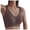 R182-Coffee, variant on Comfort Bras for Women And Transparent Shoulder Strap Cordless Backless Spongeless With Convertible Shoulder Straps Everyday Sports Bras
