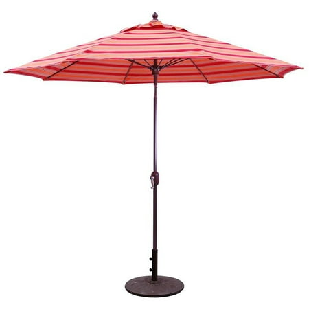 Galtech 9' Auto Tilt Bravada Salsa Umbrella with Crank Lift