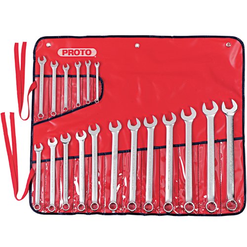 Proto J1200RMASD 18 Pc. Metric Combination ASD Wrench Set 12 Point