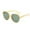 Green, variant on Trendy Round Sunglasses Solid Color And Color Blocking Sunglasses