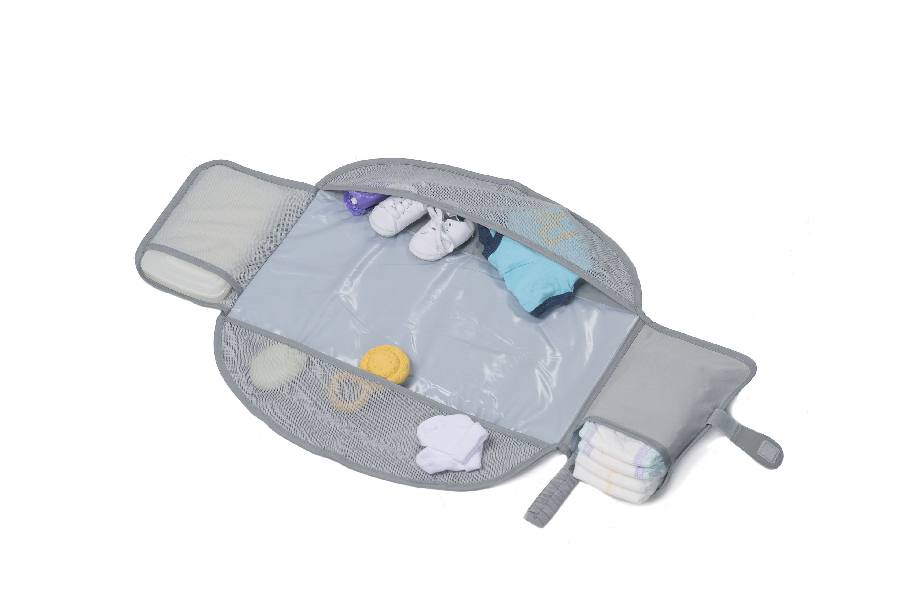 Lulyboo Portable Travel Diaper Changing Kit Changing Pad & Mat with