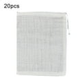 thumbnail image 6 of Homelife 20Pcs Spice Bags with Drawstring Natural Cotton Muslin Bags for Tea Herbs Soup Reusable Cheese Cloth Bag for Straining Sachet Bags Empty, 6 of 13