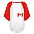 thumbnail image 6 of Soccer Cup 2026 Jersey CANADA Soccer for Women with Colombia Flag Color Block and V Neck Short Sleeves Featuring Breathable Fabric for Game Day Parties Tailgating Events Red S, 6 of 6