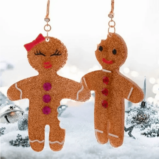 Betsey johnson 2024 christmas earrings