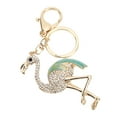 thumbnail image 4 of Car Keychain, Flamingo Key Chain Fine Workmanship  For Handbag Decor For Car Pendant Black,Green, 4 of 8