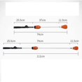 thumbnail image 3 of para El Entrenador de Swing de Golf para Niños de Entrenamiento de Golf Portátil Y Ajustable para Mejorar El Tempo Práctica Auxiliar: Entr naranja Baoblaze Entrenador de swing de golf, 3 of 8