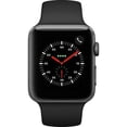 thumbnail image 5 of Pre-Owned Apple Watch Series 3 (GPS) 38mm / 42mm Space Gray Aluminum Case with Black Sport Band - WiFi GPS - Space-gray, Used, 5 of 5