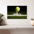 thumbnail image 2 of Elephant Stock Match Point Tennis Wall Art - Horizontal Canvas Wall Art - Living Room Wall Decor - Sports Canvas - Black And Green Decor - 12" x 8", 2 of 8