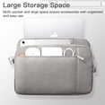 thumbnail image 3 of JETech Laptop Bag Case for MacBook Neo (A18 Pro), MacBook Air/Pro, Surface Book, HP Pavilion (Light Grey), 3 of 6