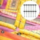 thumbnail image 5 of Tornillos de trampolín para exteriores Fácil de instalar Hierro Seguridad Trampolín Recinto Espaciadores de espacio de poste Fijador anticaída para CUTICAT Tornillos de trampolín, 5 of 7