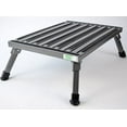 thumbnail image 2 of Safety Step Step Stool XL-08C-G One Step With Non-Slip Strips And Rubber Leg Tips; Foldable; 1000 Pound Capacity; Gray; Aluminum; Extra Large, 2 of 5