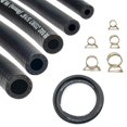 thumbnail image 1 of Kit de mangueras de combustible Shineyoo, 5 pies, 5 piezas con 25 abrazaderas, 300 psi, 1 of 7
