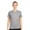 Heather-Grey, variant on Next Level Women's Cotton Relaxed T-Shirt 100% Ring-Spun Cotton Casual Short Sleeve Crew Neck Tee (Black, L)