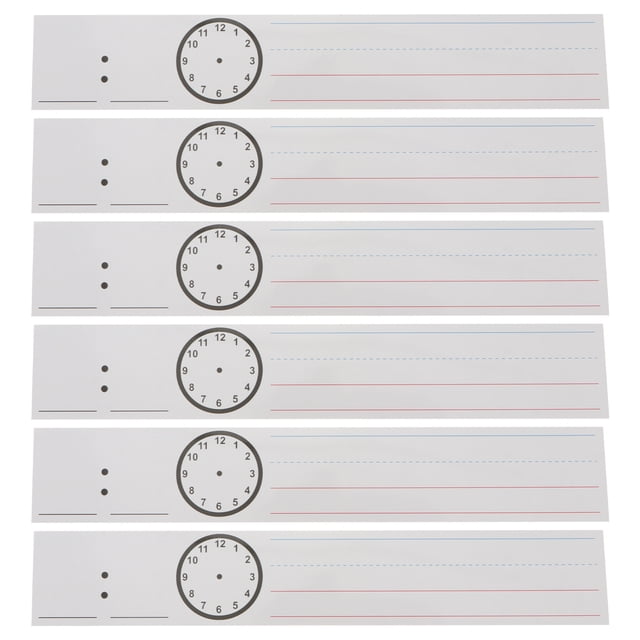 MasteelfCA 20 Pcs Erasable Sentence Strips Children Learning Sentence Strip Office Supplies