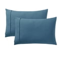 thumbnail image 2 of Set de fundas de almohada Sweet Home Collection, franela estándar, color verde azulado, 2 of 5