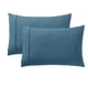 thumbnail image 2 of Set de fundas de almohada Sweet Home Collection, franela estándar, color verde azulado, 2 of 5