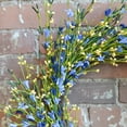 thumbnail image 6 of 22" Periwinkle and Yellow Buttercup Wreath, 6 of 6