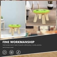 thumbnail image 3 of Small Wood Stool for Shoe Changing with Multi Material, 3 of 4