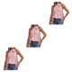 thumbnail image 5 of Sonducket Blusa sin mangas Estética Elegante Suelta Camisa fresca Fecha de aniversario Top Playa Vacaciones Viajes Ropa de verano Rosa XL Rosa XL 3piezas Sonducket CBP250961, 5 of 6