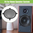 thumbnail image 3 of Housse de Protection pour Haut-Parleur de Voiture Universelle 10 Pouces Grille Ronde 10 Pouces Haut-Parleur Audio Subwoofer avec Vis et Clips Fer Noir - Lot de 4, 3 of 8