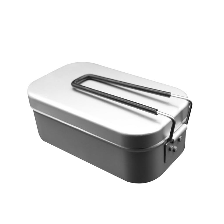 Nickel-Plated Aluminum Lunch Box