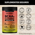 thumbnail image 2 of Beyond Vitamins BCAA + Glutamina + Electrolitos | 7g Aminoácidos BCAA 2:1:1 + 2.5g L-Glutamina en Polvo | Con Magnesio, Potasio, Calcio y Vitamina B6 | Sabor Sandía-Limón | 30 Servicios, 2 of 5