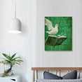 thumbnail image 4 of Nawypu  Framed Pooping on People, Hilarious Funny Pigeon Studying on Pooping on People Wall Art, Meme, Spoof Wall Decor Prints, Animal Wall Décor for Living Room, Bedroom Natural, 4 of 5