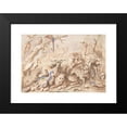 thumbnail image 2 of Giovanni Francesco Castiglione 24x18 Black Modern Framed Museum Art Print Titled - A Congress of Animals (1641-1710), 2 of 5
