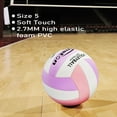 thumbnail image 2 of Official Size 5 Volleyball for Kids Youth Adults, Durable Waterproof Indoor/Outdoor Soft Volleyball for Beach, Gym Training, 2 of 6