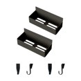 thumbnail image 1 of 2 piezas de estante para especias de refrigerador, soporte para condimentos, estante de almacenamiento de cocina versátil, práctico y profesional para Negro, 1 of 8