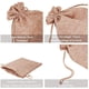 thumbnail image 3 of 25 bolsas de arpillera con cordón para regalo, joyas, regalos para bodas, fiestas y manualidades (lino, 18 x 13 cm), 3 of 7