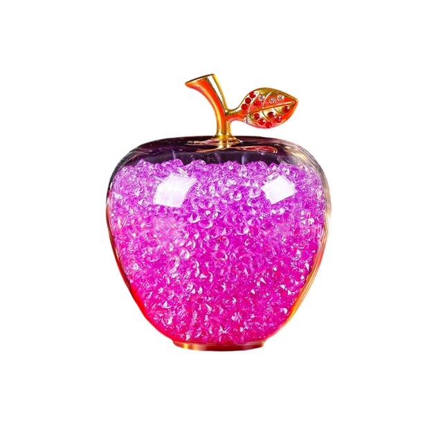 Regalo de Noche de Navidad Personalizado con Joyería de Manzana de Cristal para Amigos Masculinos Y Femeninos Joyería de Manzana Romántica de Noche de Navidad