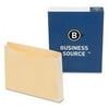Business Source 1.5" Exp Heavyweight File Pockets