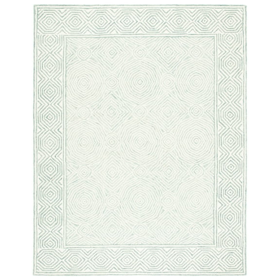 SAFAVIEH Roslyn Kagan Abstract Area Rug, Green/Blue, 8' x 10'