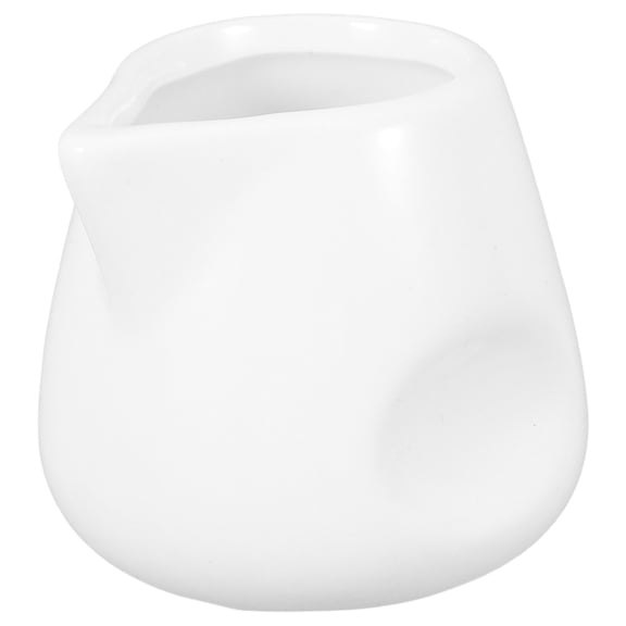 Hemoton Small Ceramic Milk Pitcher Ceramic Gravy Boat Ceramic Pitcher Small Pitcher With Spout Milk Pourer Cream Jug Small Creamer Pitcher