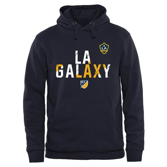 Men's Navy LA Galaxy Pullover Parallel Hoodie