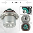 thumbnail image 6 of Unique Bargains Fuel Injection Pressure Regulator for Chrysler Cirrus 2000 Metal No.5003870AA Silver Tone, 6 of 7