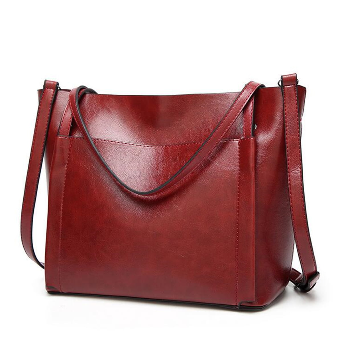Women Leather Handbag Shoulder Crossbody Bag Tote Satchel Handbag for ...