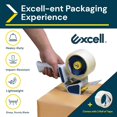 thumbnail image 6 of Excell Safeguard Packing Tape Dispenser, 2 Inch Wide Heavy Duty Tape Gun for Packaging, Box Sealing, Carton Sealing - 2Pack, 6 of 7
