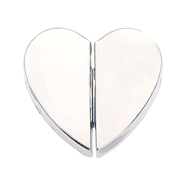 Trendy Tool Kit for Home, Heart Shaped Curtain Silver Heart Curtain Clips Nail Detachable Window Curtains Light Close Buckle Living Room Curtain Magnet Clips