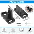 thumbnail image 2 of 6 PCS Plastic Sliding Door Guide 452024mm Sliding Door Guide Floor Multifunctiona Heavy Duty Anti-Noise Floor Guide with Screws for Sliding Doors Home Office,, 2 of 5