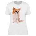 thumbnail image 1 of Adorable Chihuahua Sitting T-Shirt Women -Image by Shutterstock, Female Medium, 1 of 2