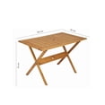 thumbnail image 3 of Comedor Dory Mesa Plegable de Madera con 4 Sillas uso Exterior Merkatari, 3 of 4