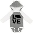 thumbnail image 3 of Inktastic Love Nebraska Boys or Girls Long Sleeve Baby Bodysuit, 3 of 5