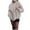 Gray, variant on FNFHFY Womens Faux Fur Coat Lapel Open Front Shaggy Jacket Solid Long Sleeve Plush Jackets Soft Fluffy Faux Fur Coats