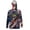 250th Anniversary of USA Eagle, variant on Bulopur Men’s Fishing Sun Hoodie with Mask, UPF 50+ Long Sleeve Shirt with American Eagle Print, Quick Dry Breathable Top for Hiking and Outdoor Activities