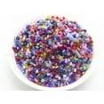 thumbnail image 6 of EOEMY 5000 Glass Tube Bugle Beads 2X2mm Transparent Ab + Storage Box Jewelry Make-Skyblue, 6 of 7