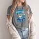 thumbnail image 4 of Moonsky Camiseta unisex Huntrix Dem-0n, colores cómodos, camiseta Huntrix para niñas, camiseta Mira Rumi Joey, merchandising, regalo juvenil para fans del K-pop (Gris S), 4 of 4